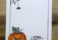 Stamping Imperfection CAS Halloween