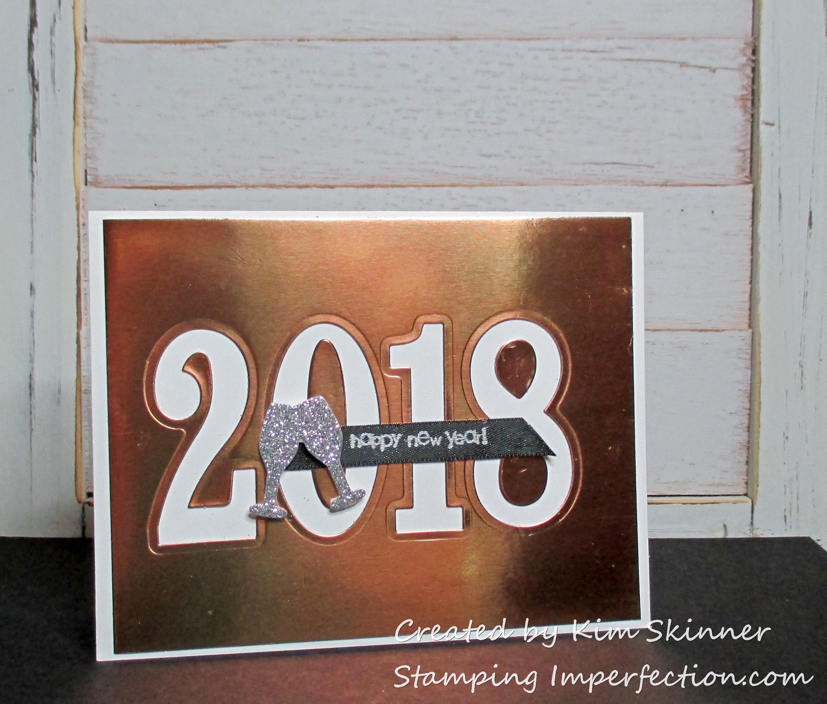 Stamping Imperfection CAS New Year 2