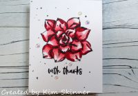Stamping Imperfection Altenew Inked Flora