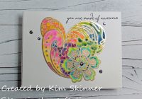 Stamping Imperfection Watercolor Emboss