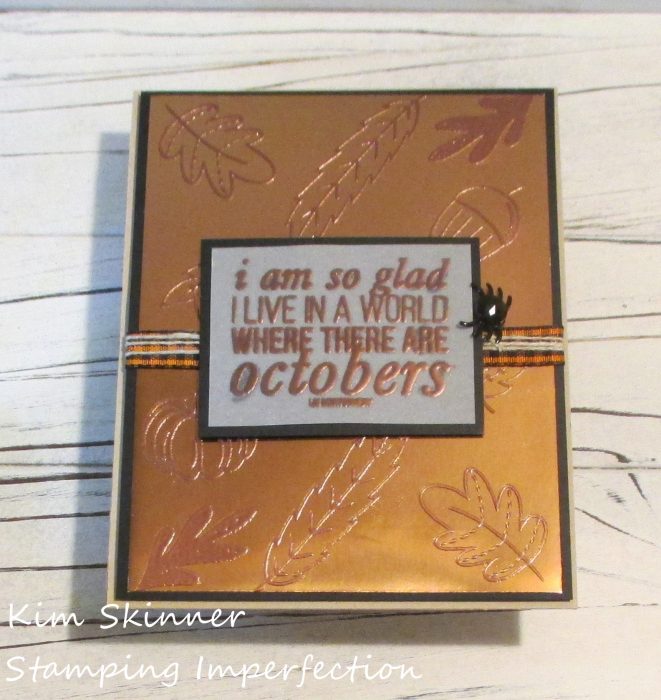 Stamping Imperfection Heat Embossed Foiled Background