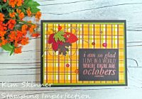 Stamping Imperfection Plaid Marker Background