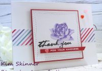 Stamping Imperfection Quick and Easy Thank You Card