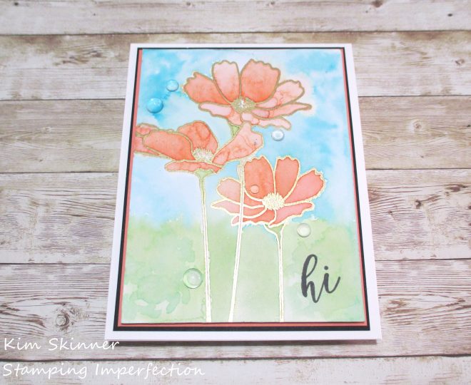 Flowers In Bloom Card Kit With Color Burst Trio Technique – Stamping ...