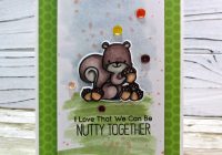 mft stamps squirrel and fall colors