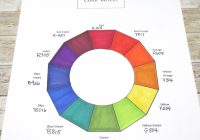 Altenew Marker Swatch Sheet and Color Theroy/Wheel FREE