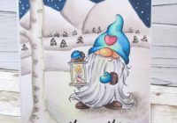 Copic Marker Coloring Winter Gnome