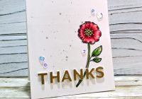 Simon Says Stamps Thankful Flower + alcohol markers