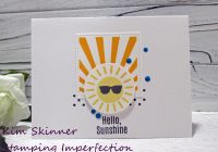 Quick and Easy Hello Sunshine Card