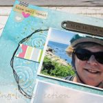 How To Create A Quick And Easy Mixed Media Background Page For Scrapbooking