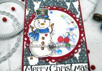 Snowman slimline with TLC Designs products