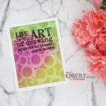 Stencil Technique: Watercolor Lifting Ink Blended Backgrounds With STAMPlorations