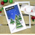 Merry Christmas Mini Slimline Scene Card