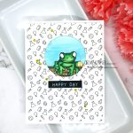 Frog On A Log Card