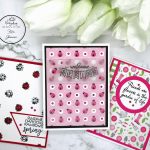 3 Cards Using Patterned Paper and Small Stamps