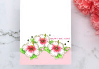 Three Room Studio floral card