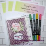 Create A Cardmaking Technique Album Using My Free Printables + Video