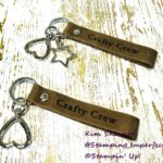 Crafty Crew key chain and charms