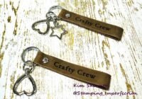 Crafty Crew key chain and charms