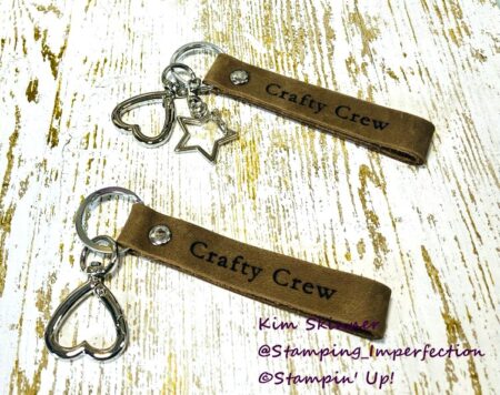 Crafty Crew key chain and charms