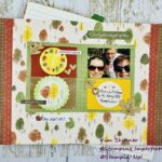 Autumn to Remember traveler's notebook layout stamping imperfection