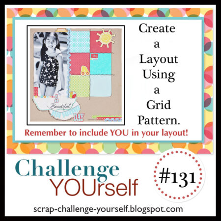 November Challenge YOUrself scrapbook challenge