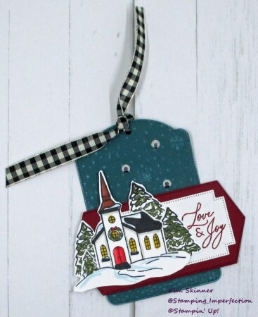 Yuletide Village Stamping Imperfection