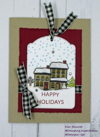 Yuletide Village Stamping Imperfection