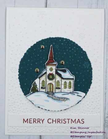 Yuletide Village Stamping Imperfection