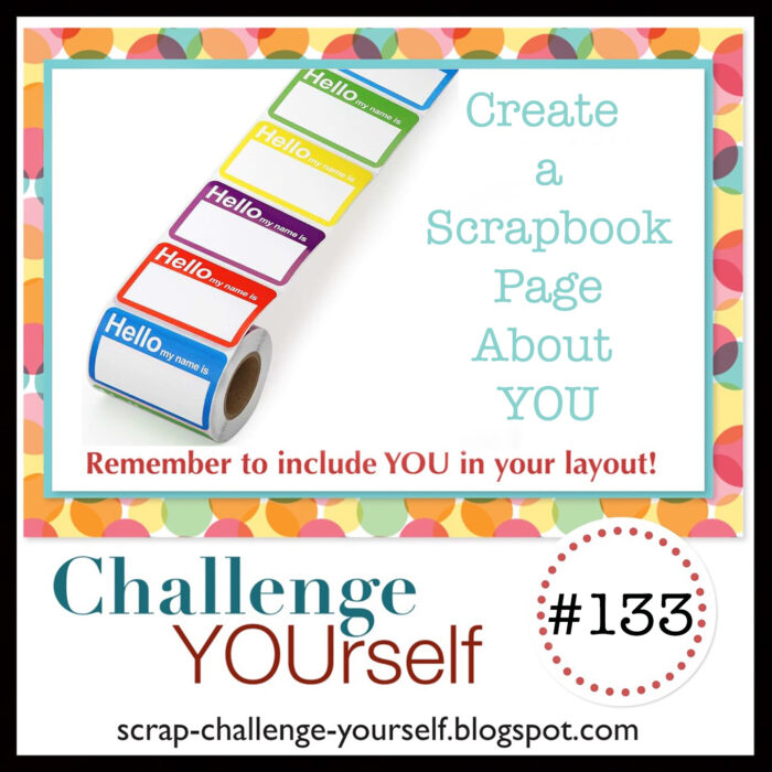 Challenge YOUrself scrapbook challenge