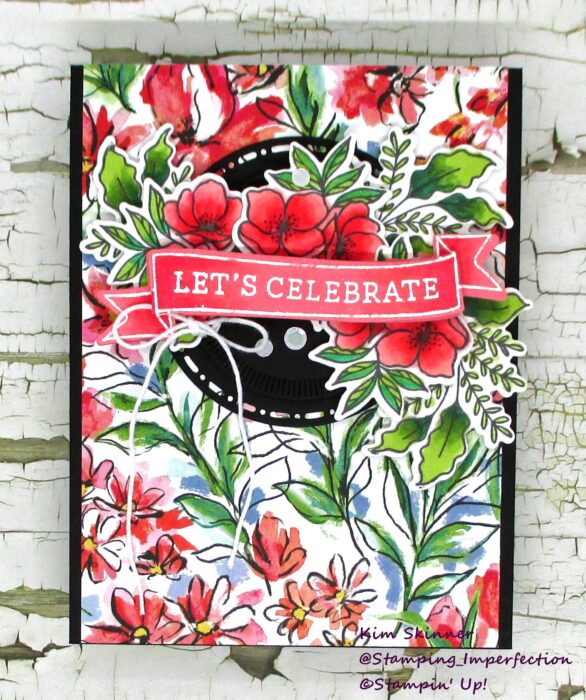 Stamping Imperfection Mixed Media Florals Card Set