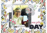 Stampin' Up! Mixed Media Florals Scrapbook Layouts