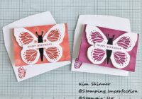 Beautiful Butterflies Fun Fold gift card holder