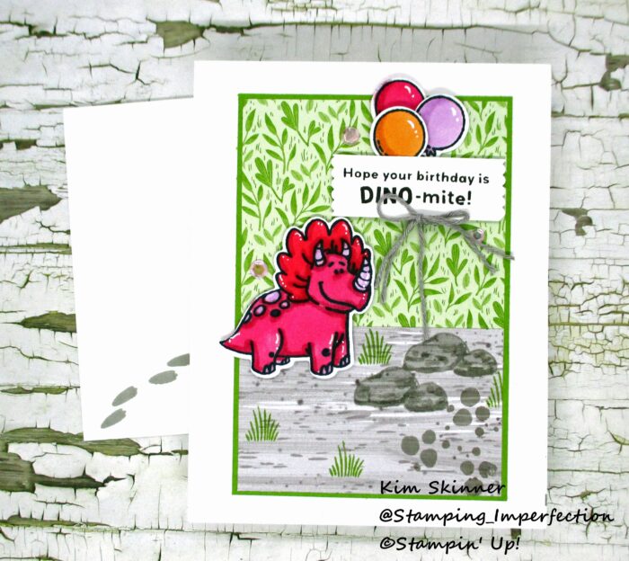 Darling Dinos scene cards