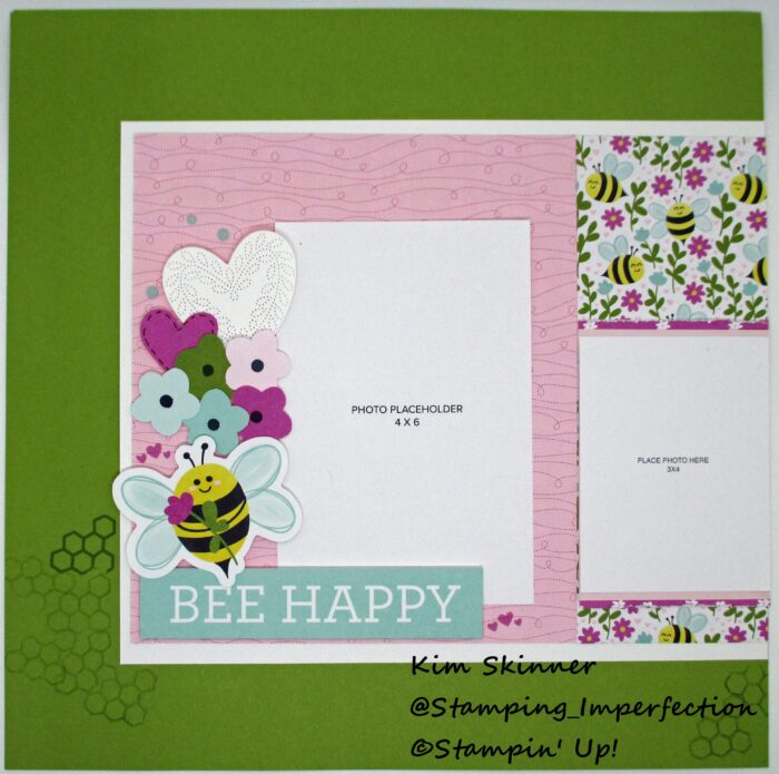 Stamping Imperfection Meant to Bee Layout