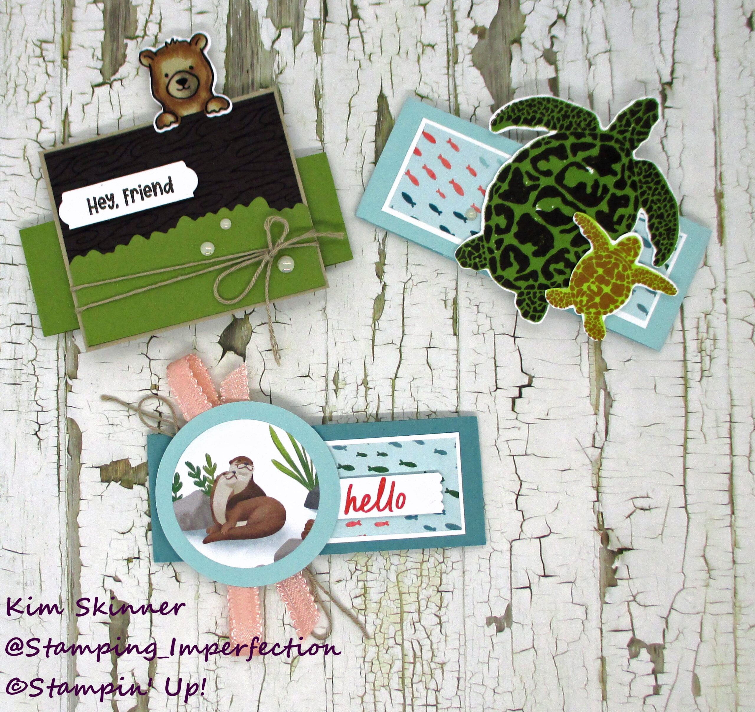 Stamping Imperfection Pop-Up Cards