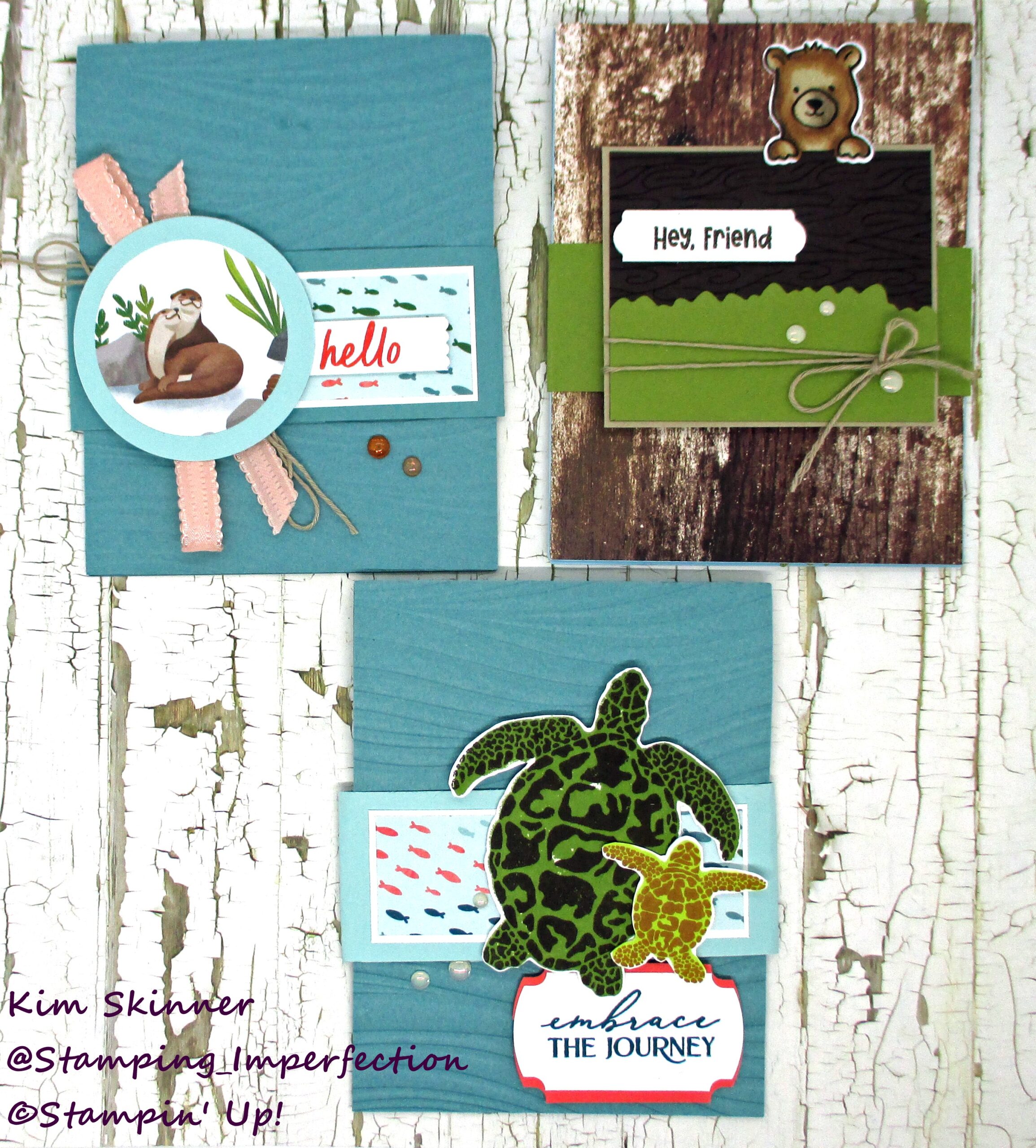 Stamping Imperfection Pop-Up Cards