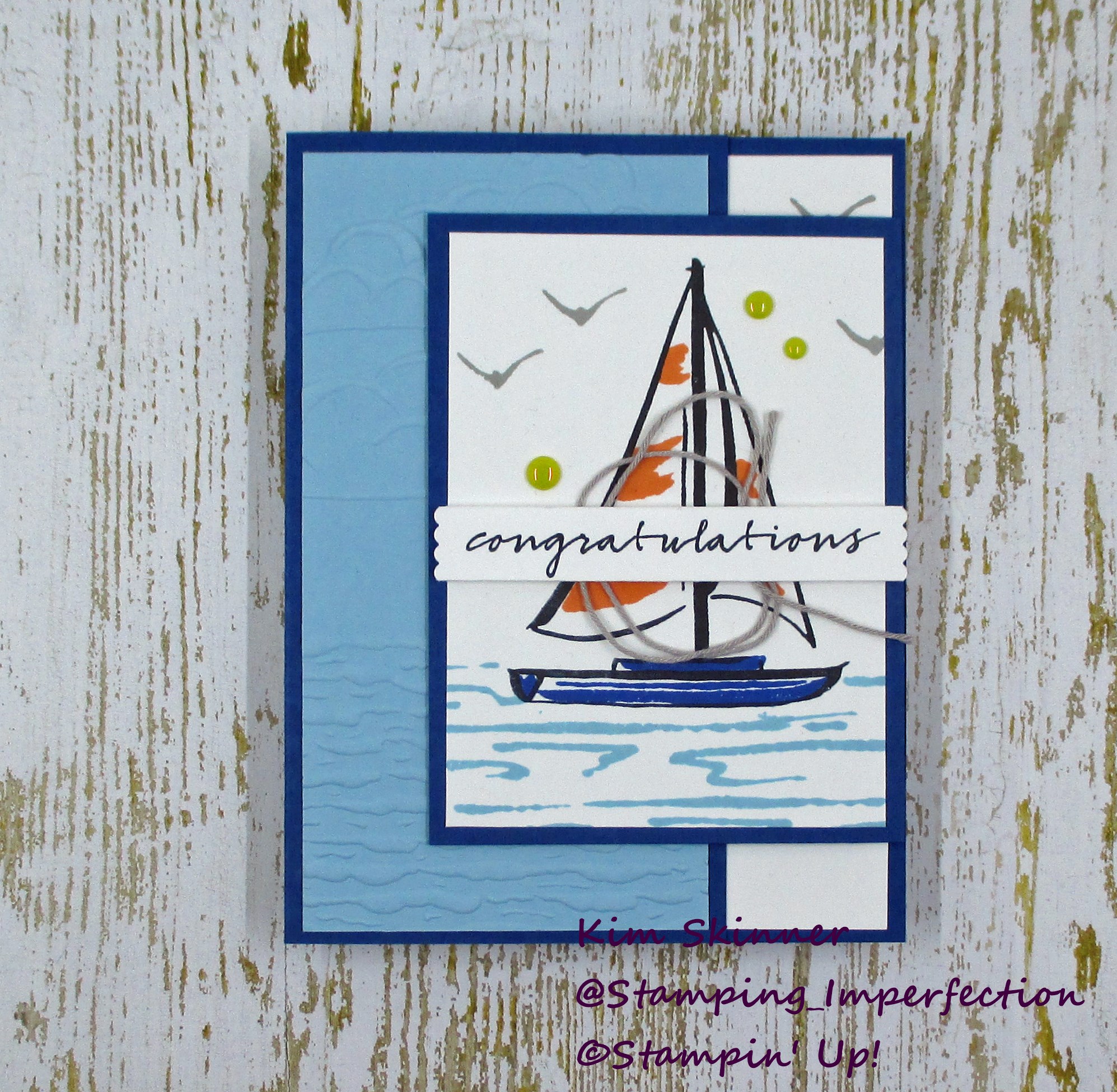 Fun Fold 4 Ways Stamping Imperfection