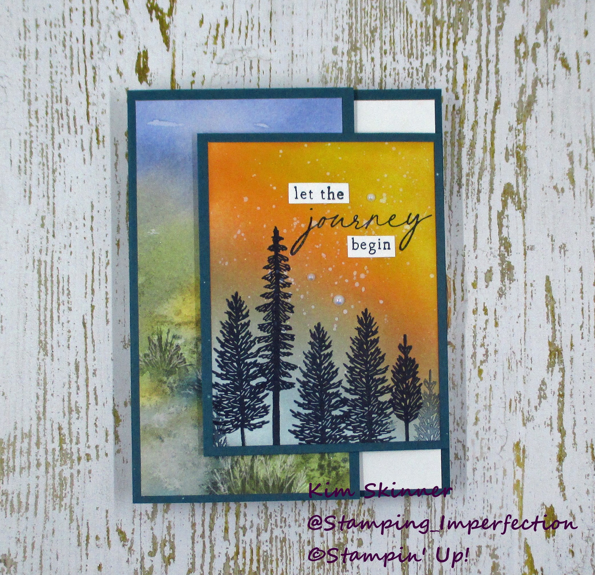 Fun Fold 4 Ways Stamping Imperfection