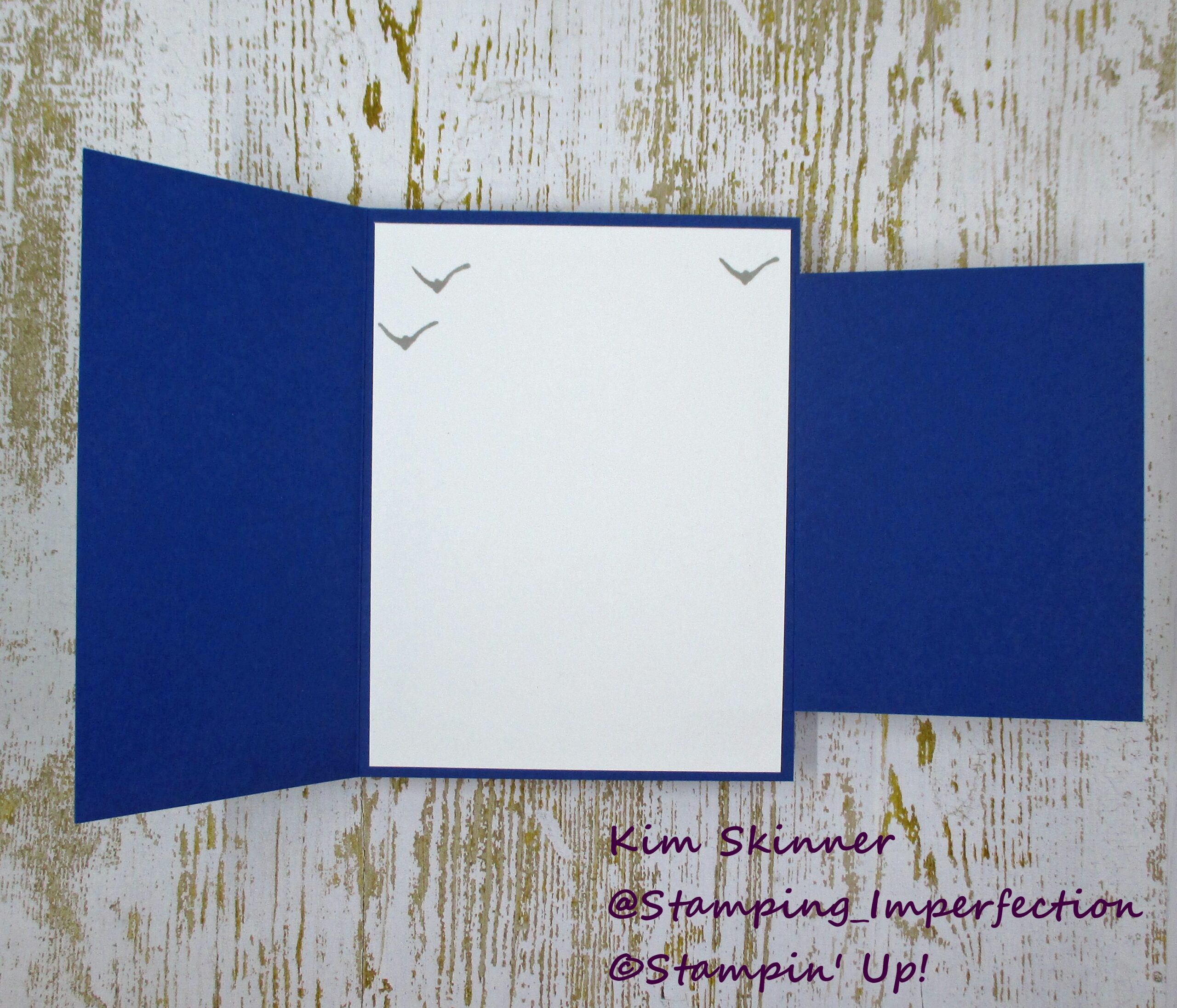 Fun Fold 4 Ways Stamping Imperfection