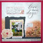 Challenge YOUrself scrapbook layout challenge