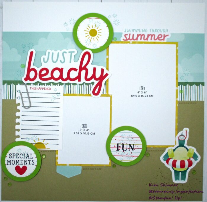 Turtle-Y Sweet Scrapbook Layouts