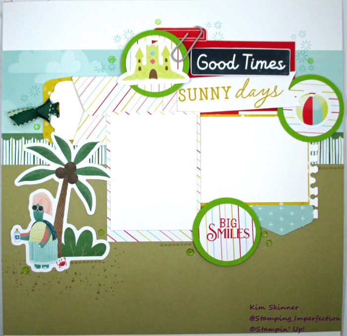 Turtle-Y Sweet Scrapbook Layouts