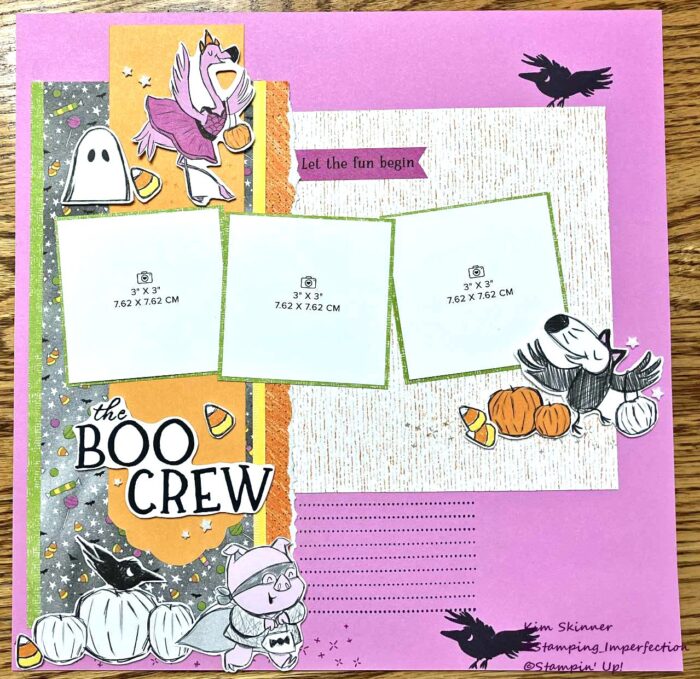 Stampin' Up! Sweet Halloween Scrapbook Workshop Kit