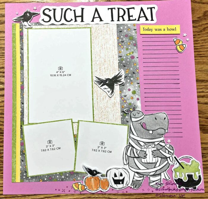 Stampin' Up! Sweet Halloween Scrapbook Workshop Kit