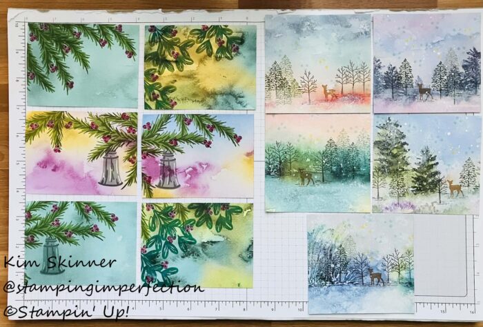 Handmade Christmas Place Cards