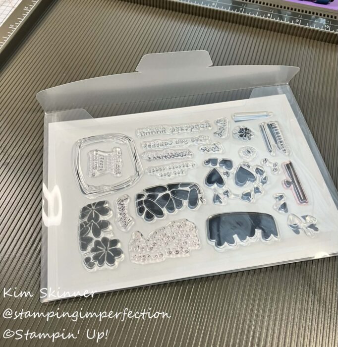 Stampin' Up! stamp package modification