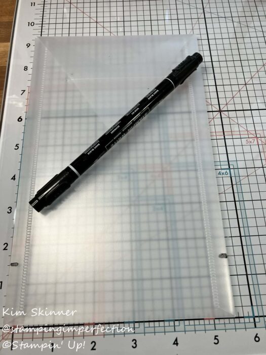 Stampin' Up! stamp package modification