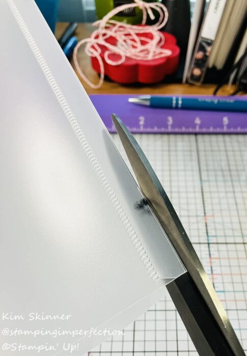 Stampin' Up! stamp package modification