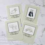 Simple Thank You Cards with Big Little Thanks Stamp Set Big Little Things, Lasting Linen
